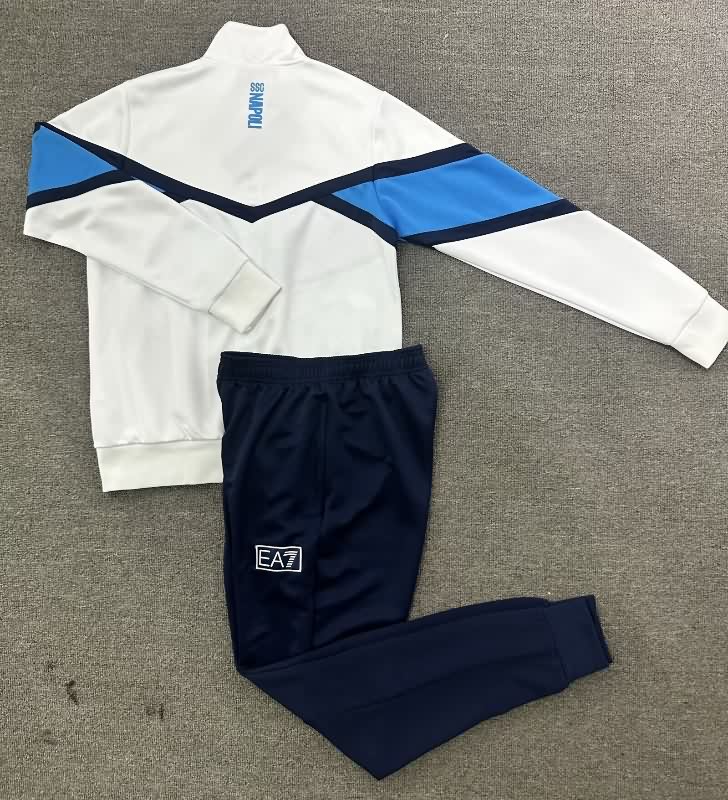 AAA Quality Napoli 25/26 White Soccer Tracksuit