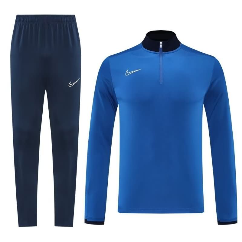 AAA Quality Nike 2025 Blue Soccer Tracksuit