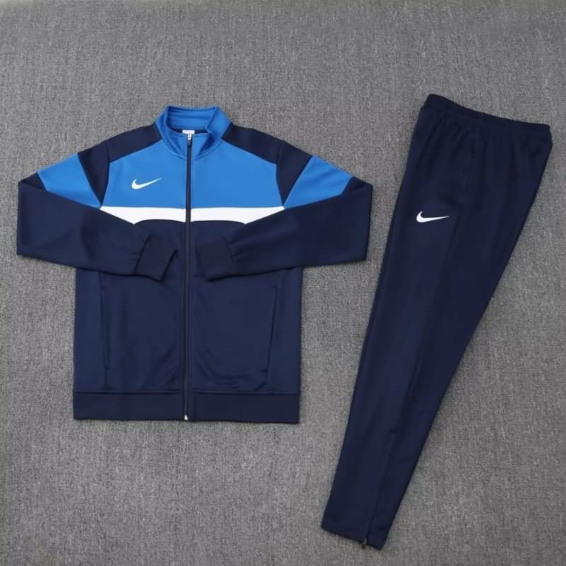 AAA Quality Nike 2025 Dark Blue Soccer Tracksuit 05