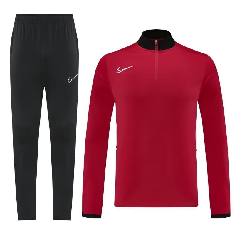 AAA Quality Nike 2025 Red Soccer Tracksuit 03