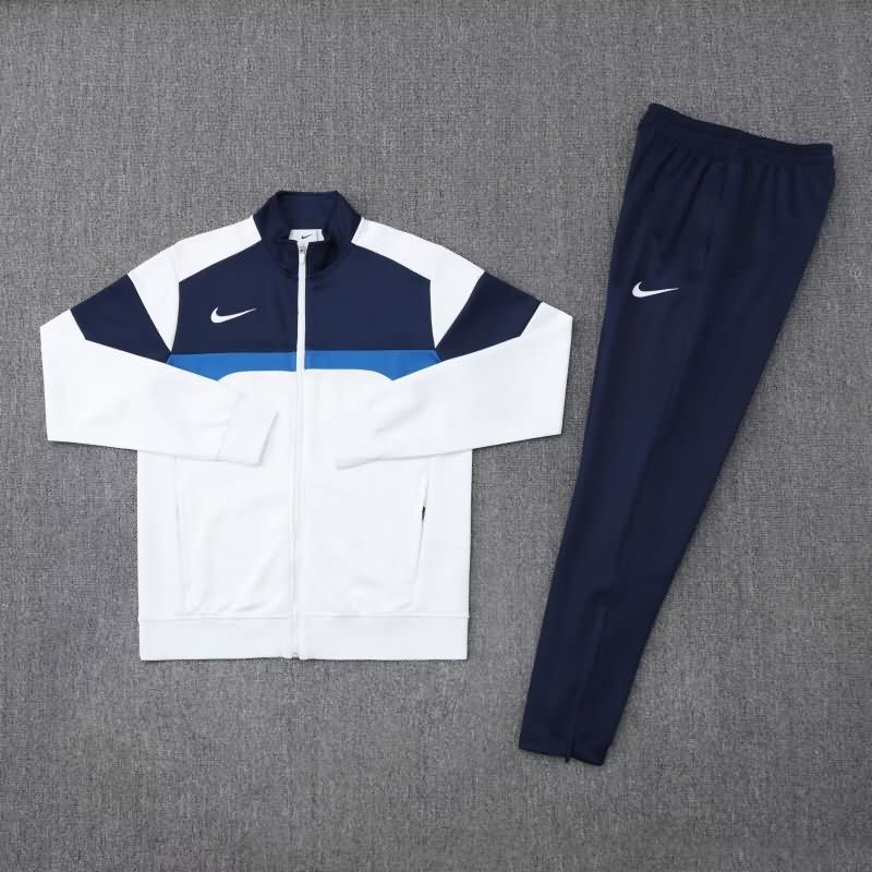 AAA Quality Nike 2025 White Soccer Tracksuit 03