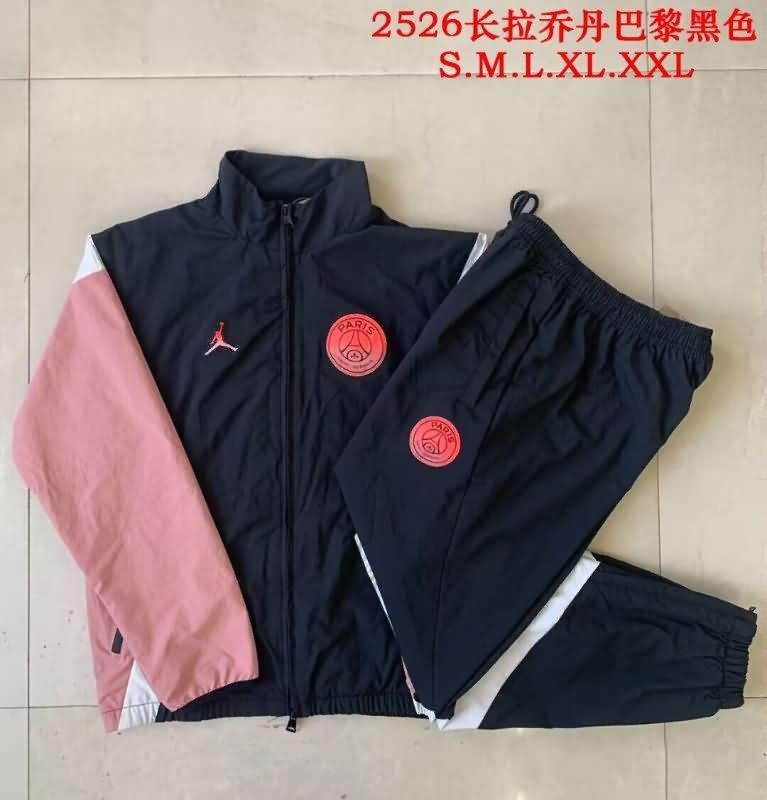 AAA Quality Paris St Germain 25/26 Black Soccer Tracksuit 05