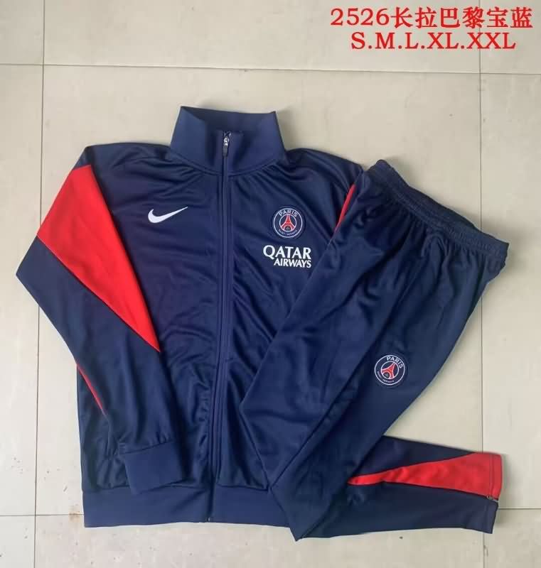 AAA Quality Paris St German 25/26 Dark Blue Soccer Tracksuit