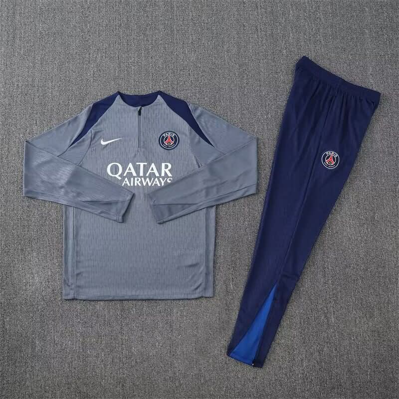 AAA Quality Paris St Germain 25/26 Grey Soccer Tracksuit