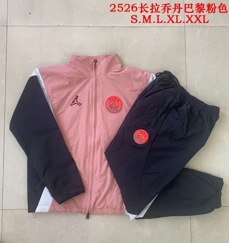 AAA Quality Paris St Germain 25/26 Pink Soccer Tracksuit