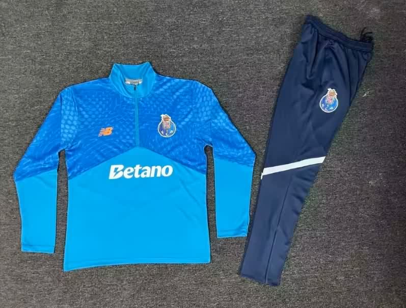 AAA Quality Porto 25/26 Blue Soccer Tracksuit AAA Quality Porto 25/26 Blue Soccer Tracksuit