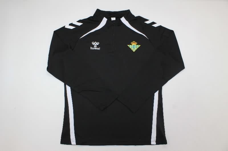 AAA Quality Real Betis 25/26 Black Soccer Tracksuit