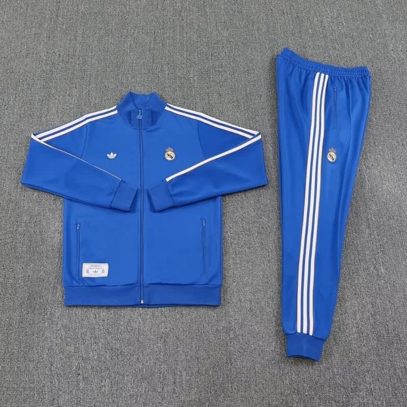 AAA Quality Real Madrid 25/26 Blue Soccer Tracksuit 03