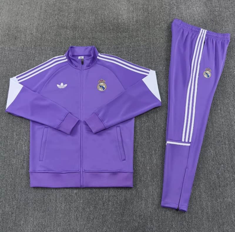 AAA Quality Real Madrid 25/26 Purple Soccer Tracksuit 03