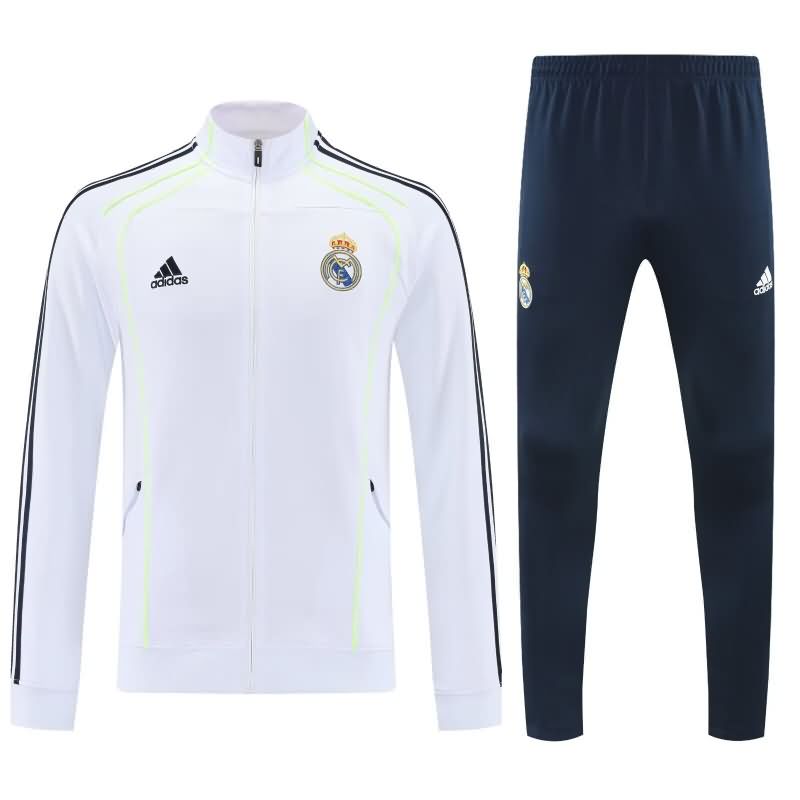 AAA Quality Real Madrid 25/26 White Soccer Tracksuit 07