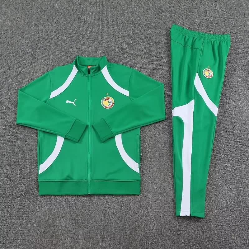 AAA Quality Senegal 2026 Green Soccer Tracksuit