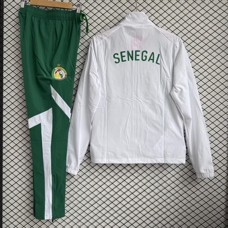AAA Quality Senegal 2026 White Soccer Tracksuit