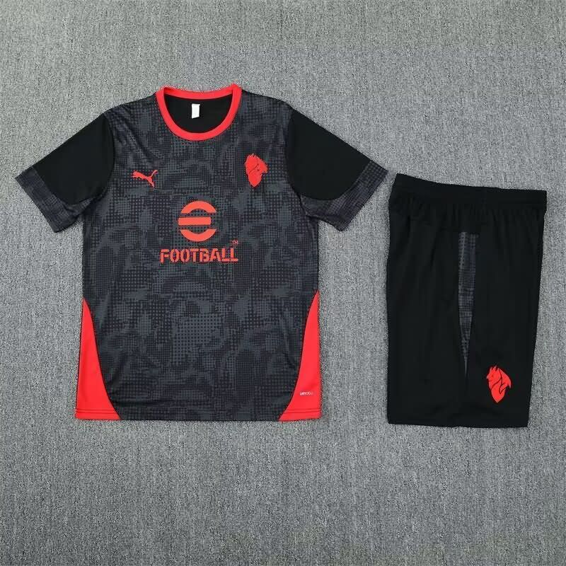 AAA Quality AC Milan 25/26 Black Soccer Training Sets