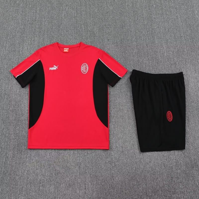 AAA Quality AC Milan 25/26 Red Soccer Training Sets