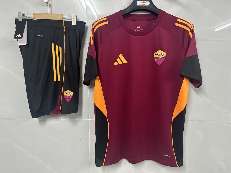AAA Quality AS Roma 25/26 Red Soccer Training Sets