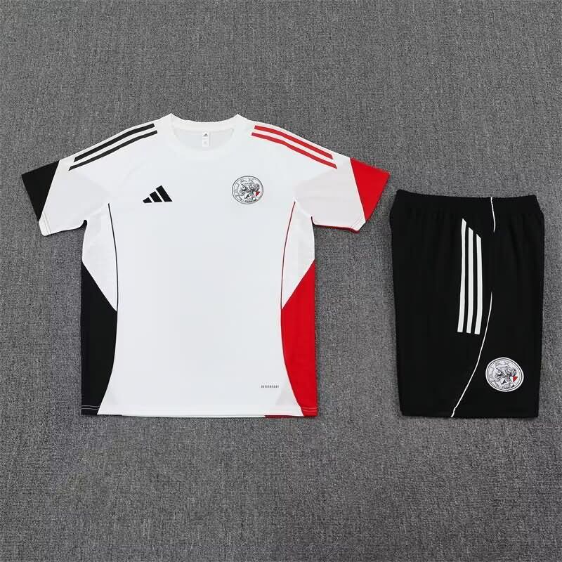 AAA Quality Ajax 25/26 White Soccer Training Sets
