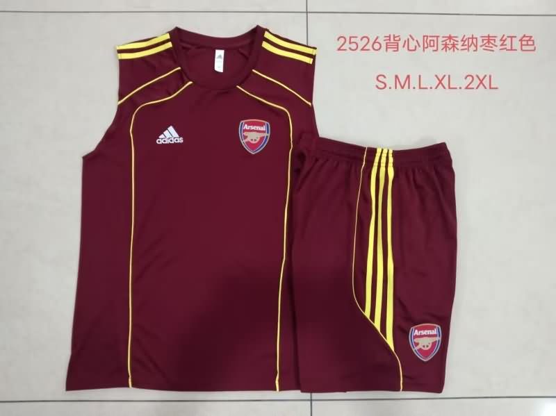 AAA Quality Arsenal 25/26 Red Soccer Training Sets 03