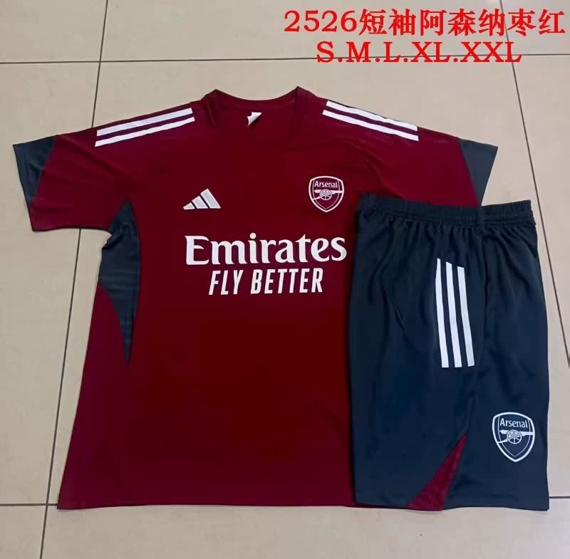 AAA Quality Arsenal 25/26 Red Soccer Training Sets 04