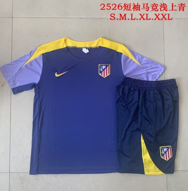 AAA Quality Atletico Madrid 25/26 Dark Blue Soccer Training Sets