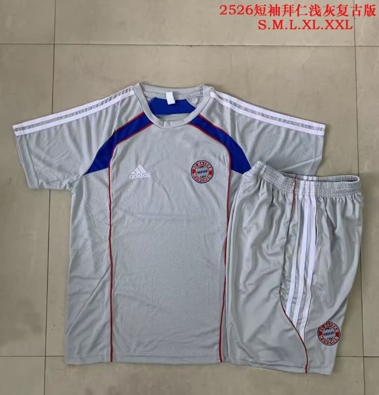 AAA Quality Bayern Munich 25/26 Grey Soccer Training Sets 02