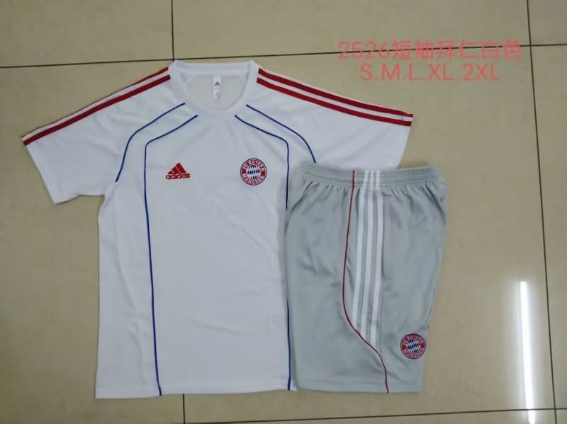 AAA Quality Bayern Munich 25/26 White Soccer Training Sets 02