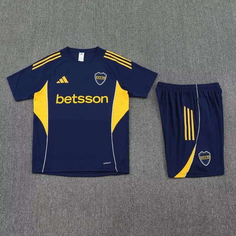 AAA Quality Boca Juniors 25/26 Dark Blue Soccer Training Sets 02