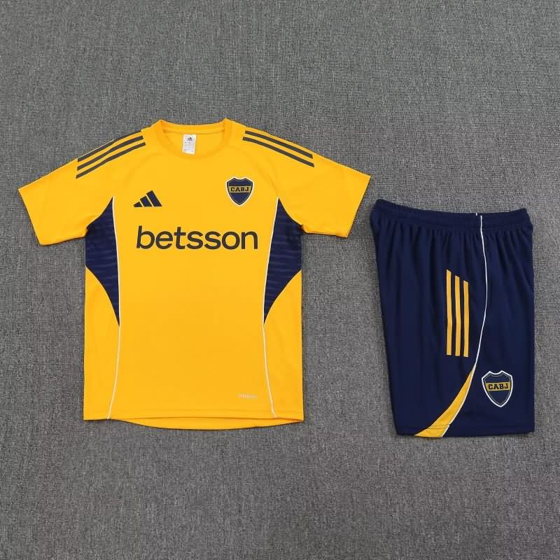 AAA Quality Boca Juniors 25/26 Yellow Soccer Training Sets