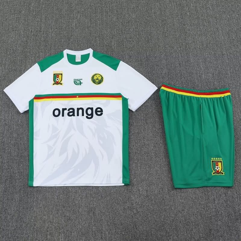 AAA Quality Cameroon 2025 Whtie Soccer Training Sets