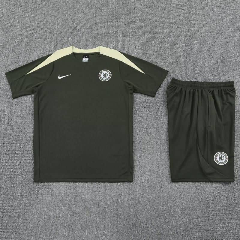 AAA Quality Chelsea 25/26 Dark Green Soccer Training Sets