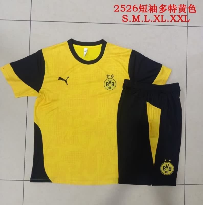 AAA Quality Dortmund 25/26 Yellow Soccer Training Sets 03