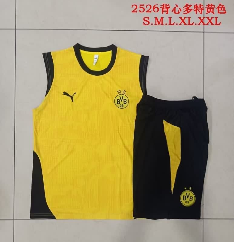AAA Quality Dortmund 25/26 Yellow Soccer Training Sets 04