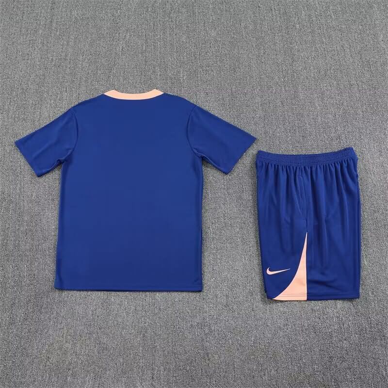 AAA Quality France 2025 Dark Blue Soccer Training Sets