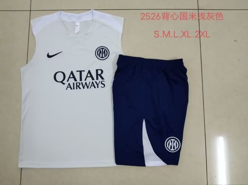 AAA Quality Inter Milan 25/26 Grey Soccer Training Sets AAA Quality Inter Milan 25/26 Grey Soccer Training Sets