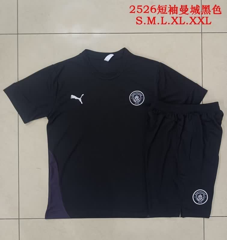 AAA Quality Manchester City 25/26 Black Soccer Training Sets AAA Quality Manchester City 25/26 Black Soccer Training Sets