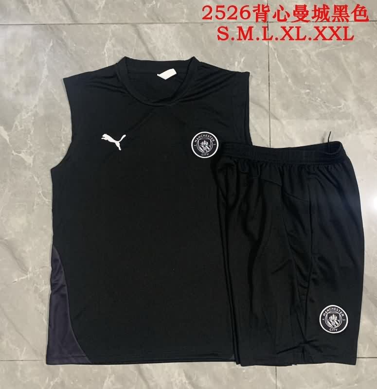 AAA Quality Manchester City 25/26 Black Soccer Training Sets 02 AAA Quality Manchester City 25/26 Black Soccer Training Sets 02