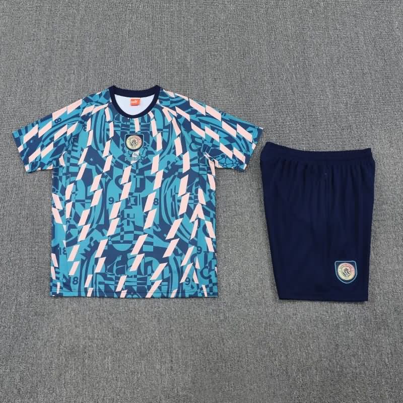 AAA Quality Manchester City 25/26 Blue Soccer Training Sets AAA Quality Manchester City 25/26 Blue Soccer Training Sets