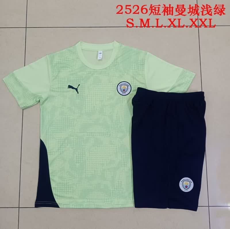 AAA Quality Manchester City 25/26 Green Soccer Training Sets AAA Quality Manchester City 25/26 Green Soccer Training Sets