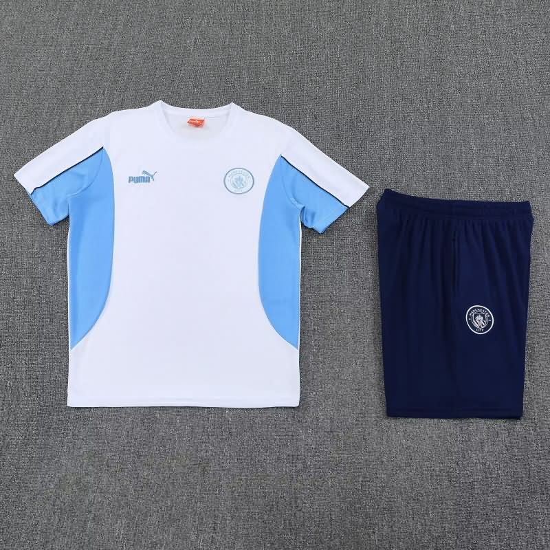 AAA Quality Manchester City 25/26 White Soccer Training Sets AAA Quality Manchester City 25/26 White Soccer Training Sets