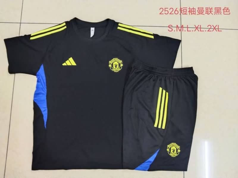 AAA Quality Manchester United 25/26 Black Soccer Training Sets AAA Quality Manchester United 25/26 Black Soccer Training Sets