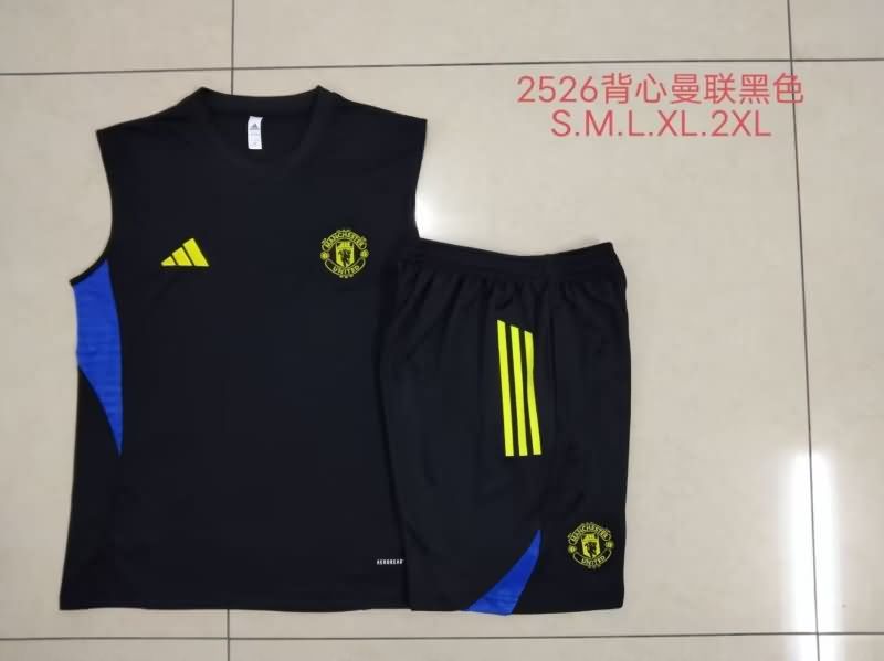 AAA Quality Manchester United 25/26 Black Soccer Training Sets 02 AAA Quality Manchester United 25/26 Black Soccer Training Sets 02