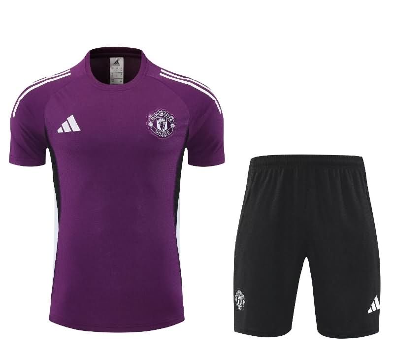 AAA Quality Manchester United 25/26 Purple Soccer Training Sets AAA Quality Manchester United 25/26 Purple Soccer Training Sets