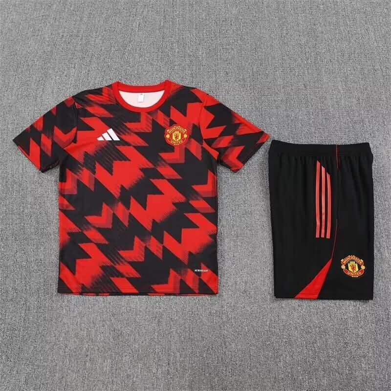 AAA Quality Manchester United 25/26 Red Soccer Training Sets 02 AAA Quality Manchester United 25/26 Red Soccer Training Sets 02
