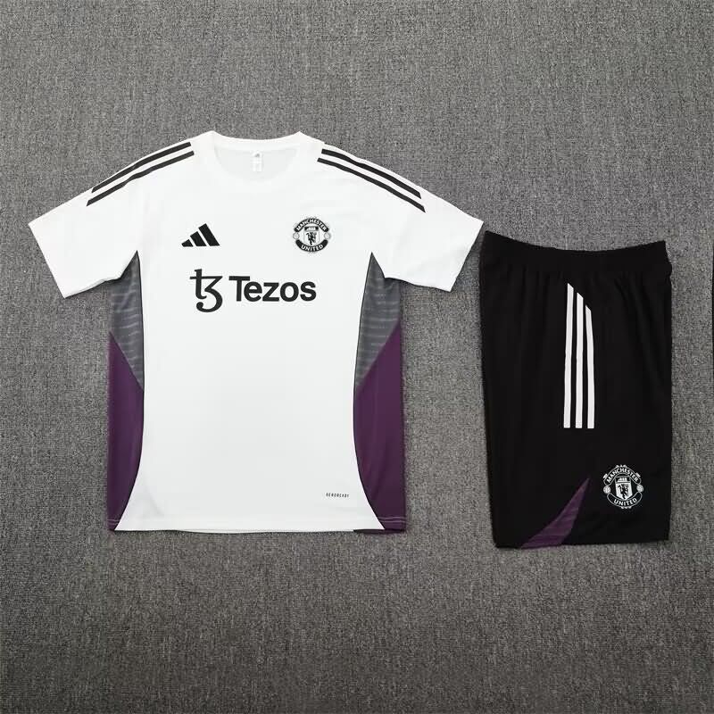 AAA Quality Manchester United 25/26 White Soccer Training Sets 03 AAA Quality Manchester United 25/26 White Soccer Training Sets 03