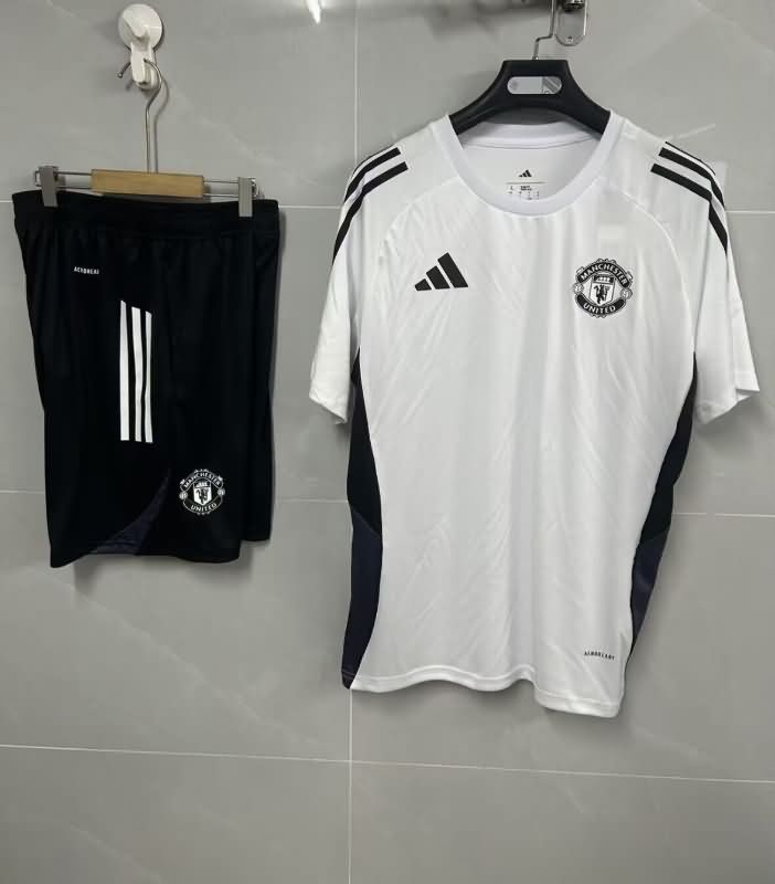 AAA Quality Manchester United 25/26 White Soccer Training Sets 04 AAA Quality Manchester United 25/26 White Soccer Training Sets 04