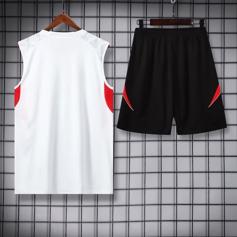 AAA Quality Manchester United 25/26 White Soccer Training Sets 05