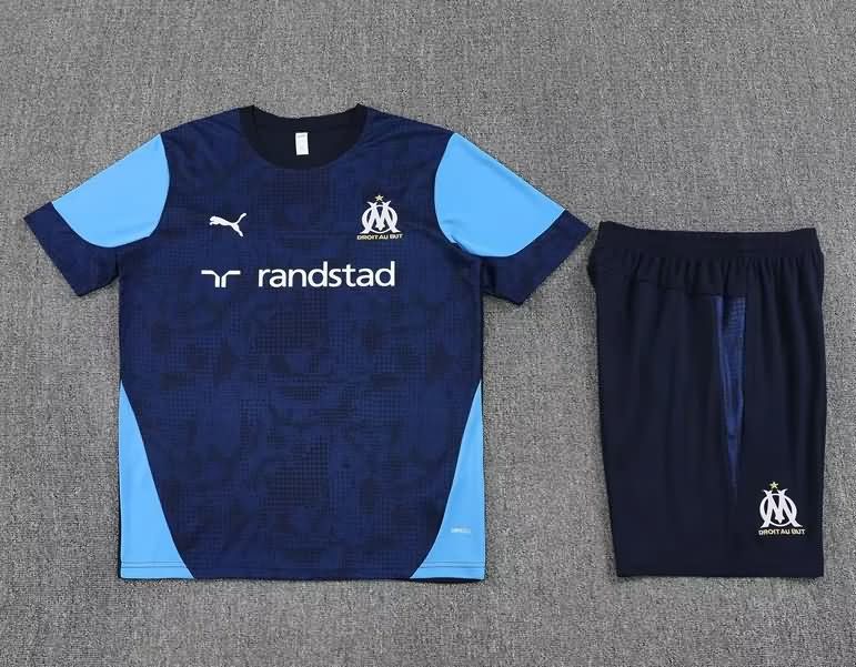 AAA Quality Marseilles 25/26 Dark Blue Soccer Training Sets AAA Quality Marseilles 25/26 Dark Blue Soccer Training Sets
