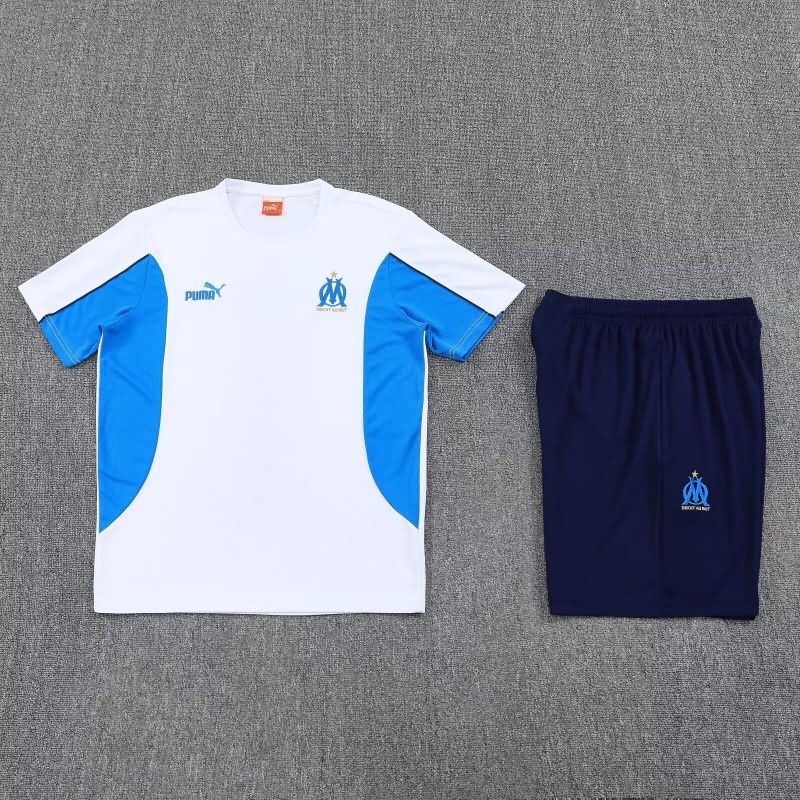 AAA Quality Marseilles 25/26 White Soccer Training Sets AAA Quality Marseilles 25/26 White Soccer Training Sets