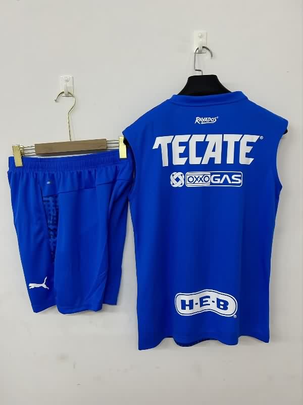 AAA Quality Monterrey 25/26 Blue Soccer Training Sets 02