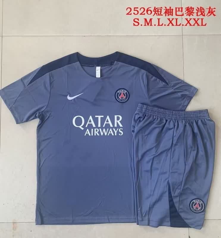 AAA Quality Paris St German 25/26 Grey Soccer Training Sets AAA Quality Paris St German 25/26 Grey Soccer Training Sets