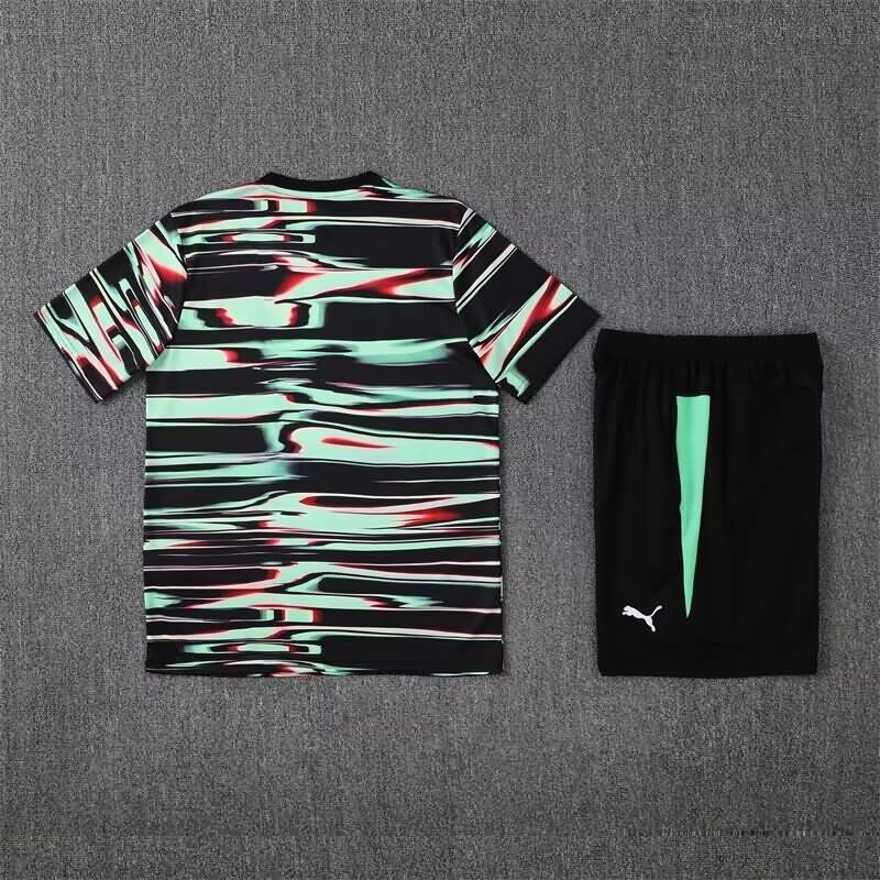 AAA Quality Portugal 2025 Black Green Soccer Training Sets